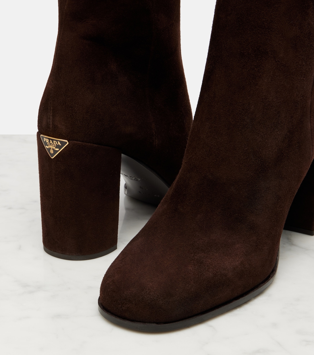 Suede ankle boots | Prada