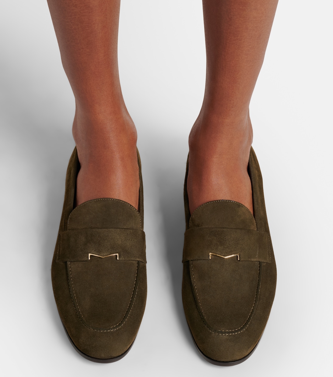 Embellished suede loafers | Max Mara