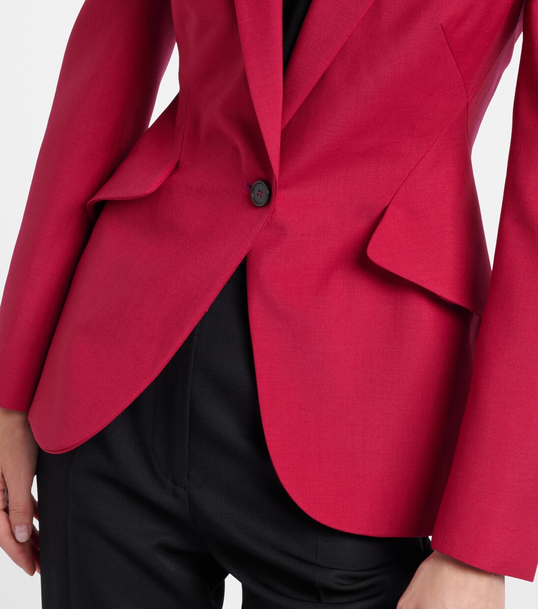 Wool and mohair blazer | McQueen