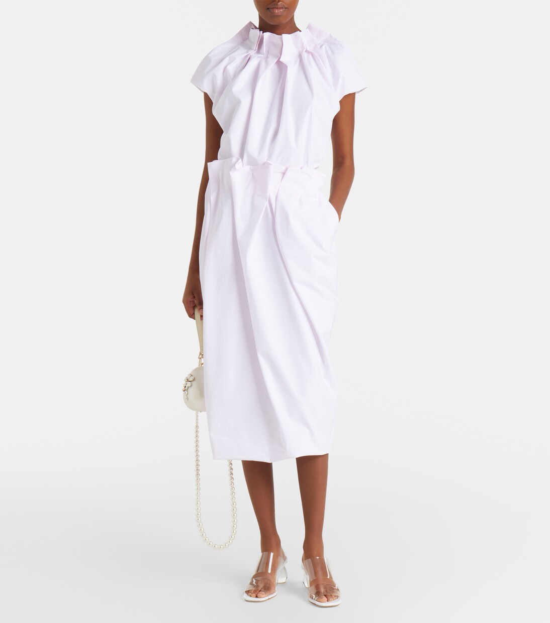 Top Tulip aus Baumwollpopeline | Simone Rocha