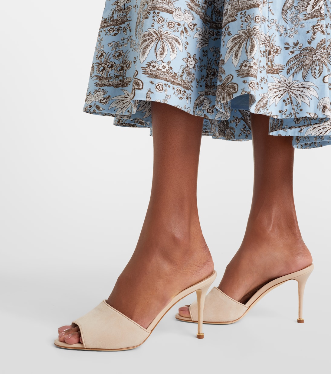 Larache 90 suede mules | Manolo Blahnik