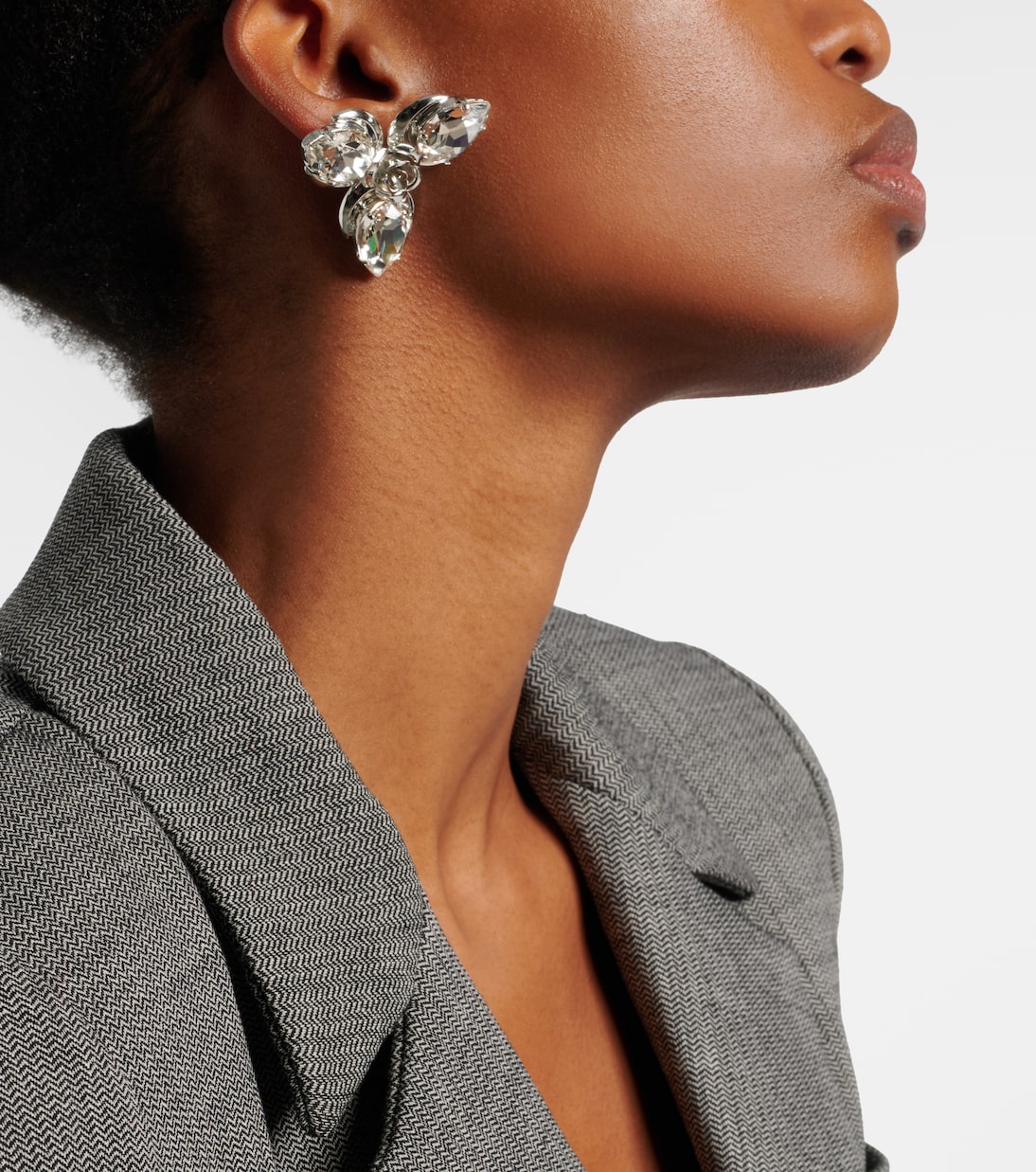 Crystal-embellished stud earrings | Magda Butrym