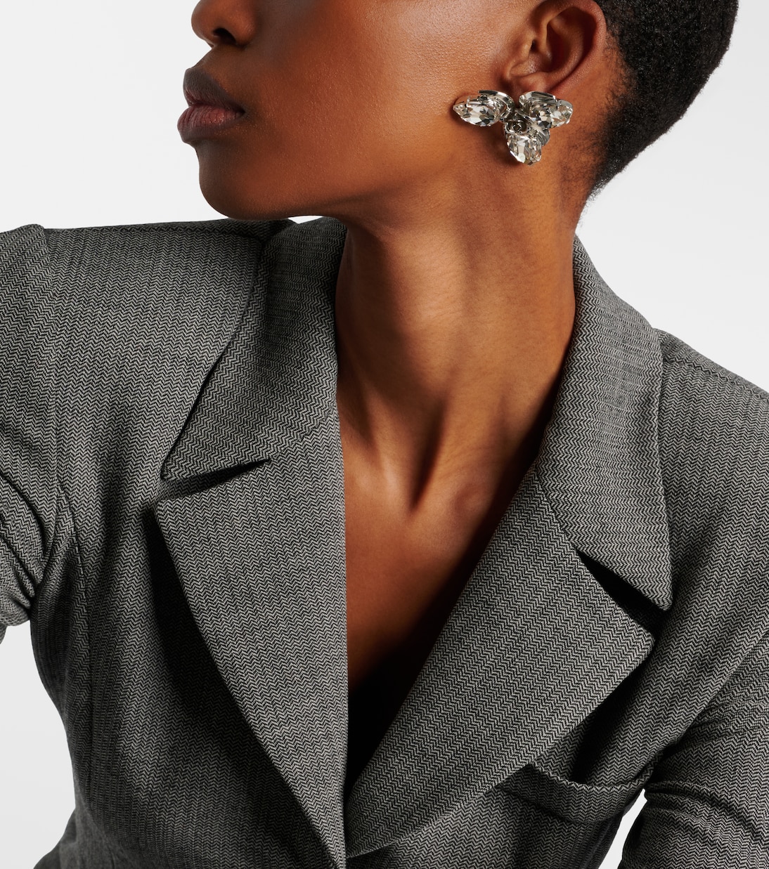 Crystal-embellished stud earrings | Magda Butrym