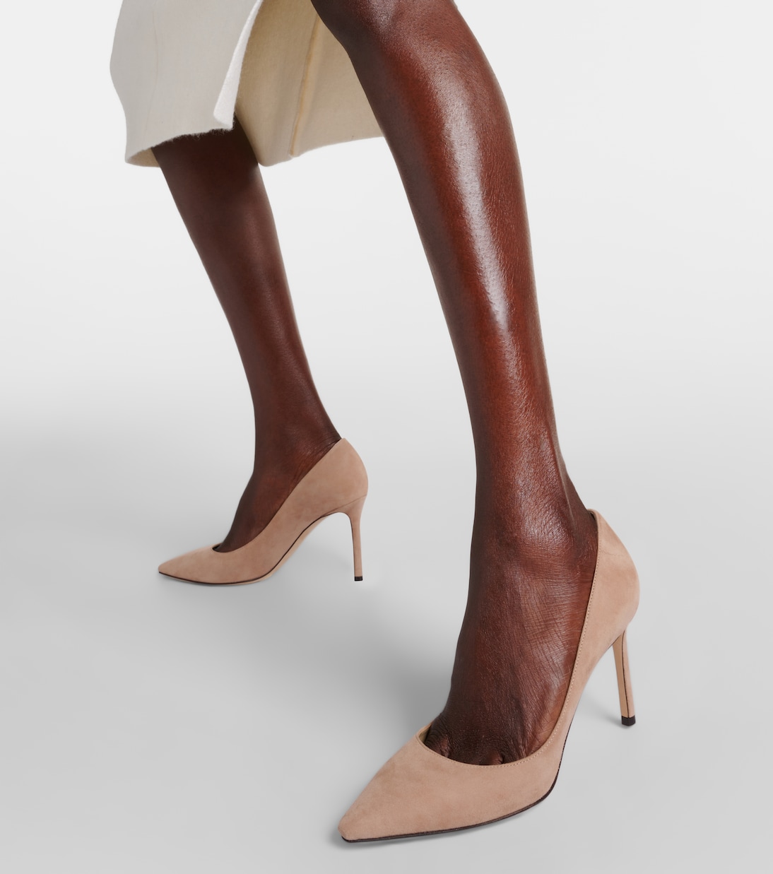 Escarpins Romy 85 en daim | Jimmy Choo