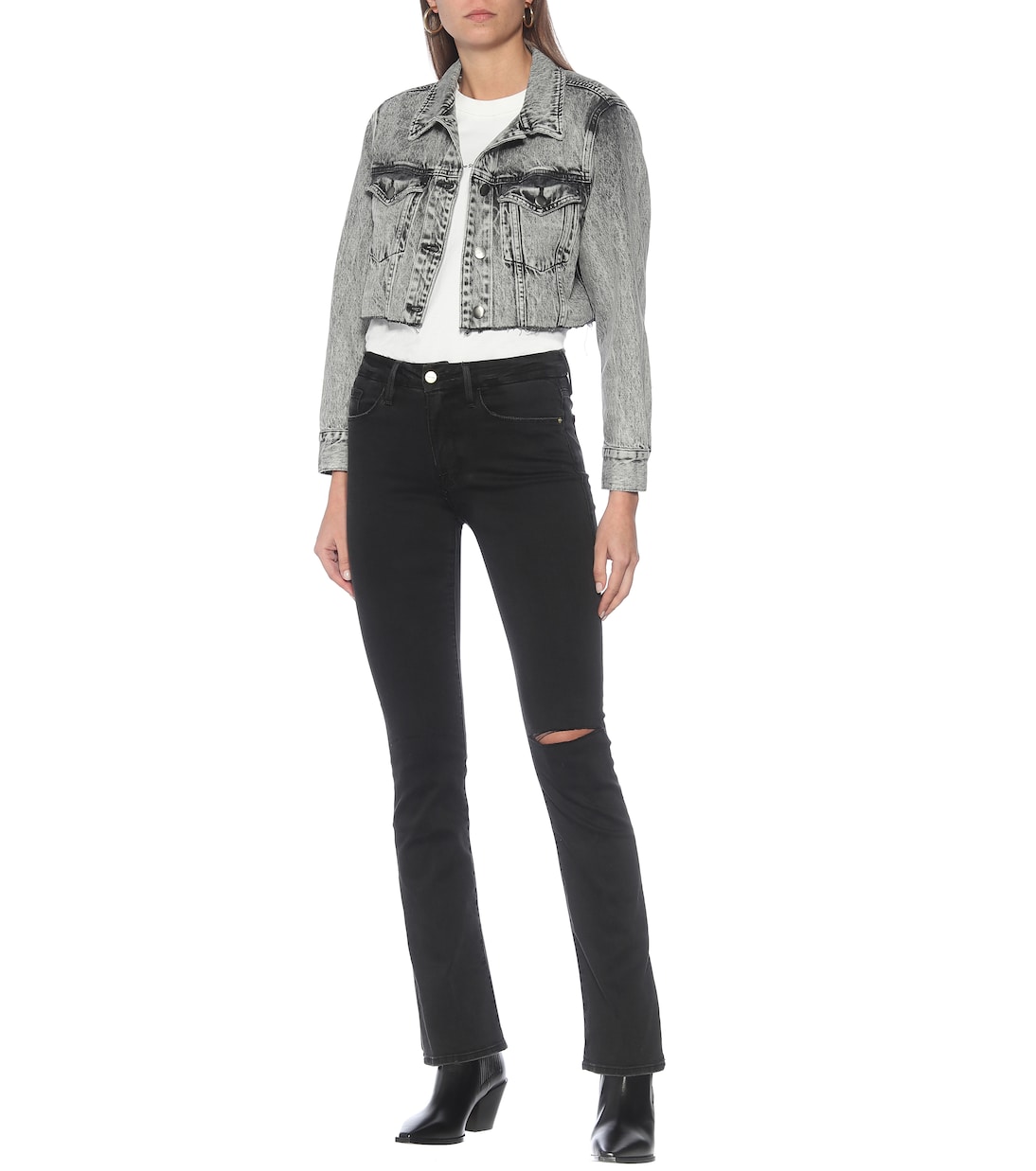 Le Mini Boot high-rise jeans | Frame