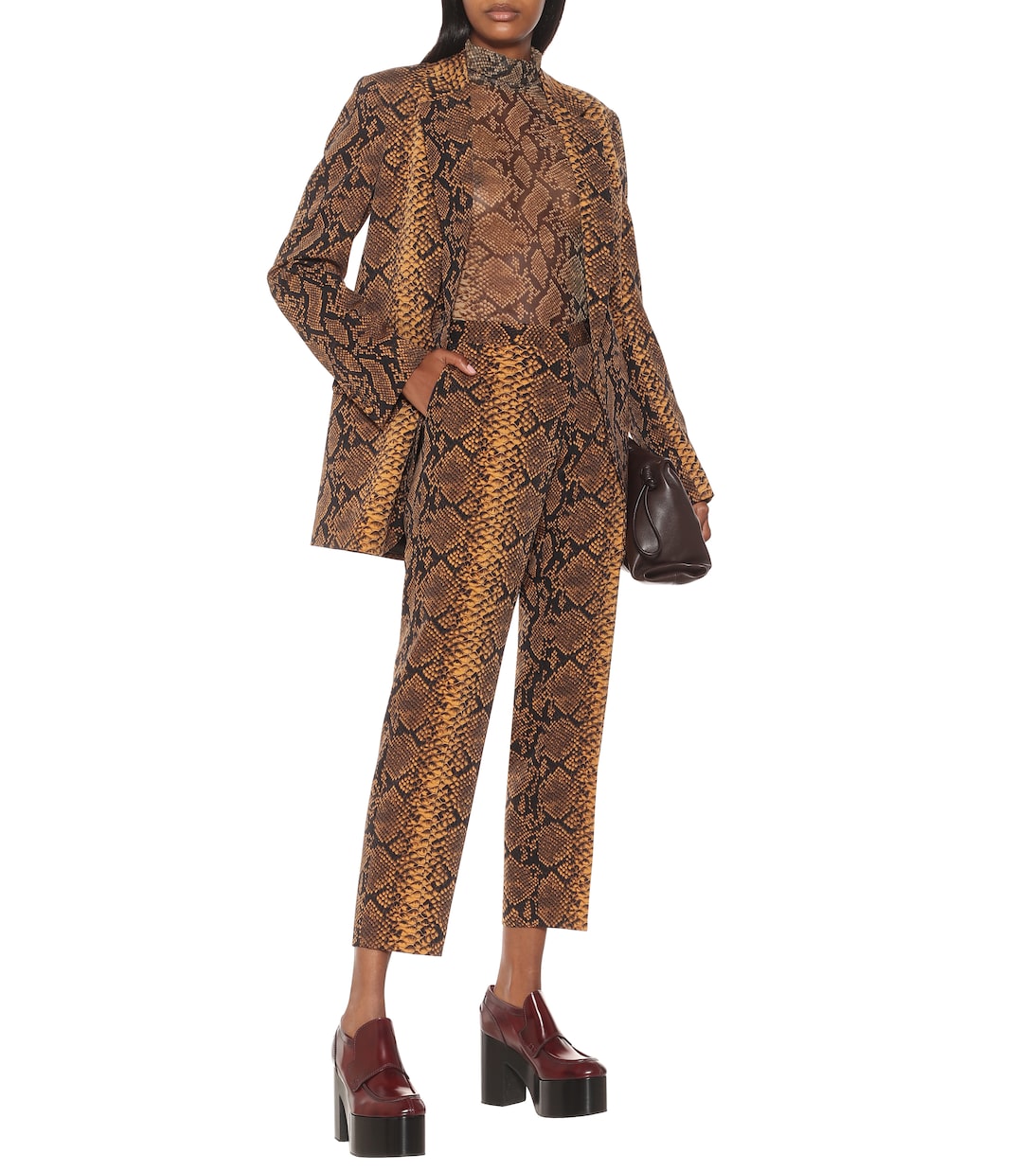 Dolcevita stretch a stampa pitone | Dries Van Noten