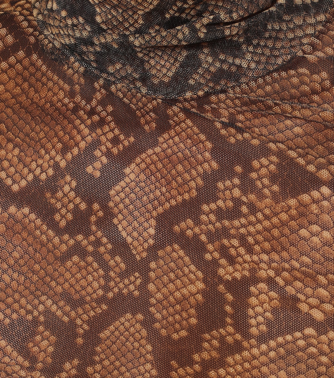 Dolcevita stretch a stampa pitone | Dries Van Noten