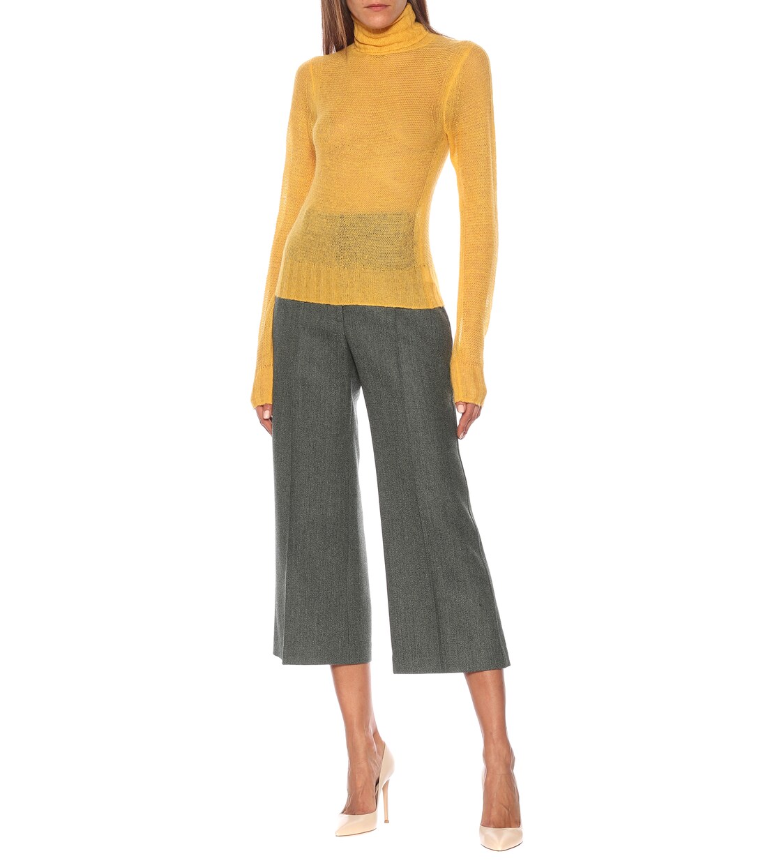 Alpaca-blend turtleneck sweater | Victoria Beckham