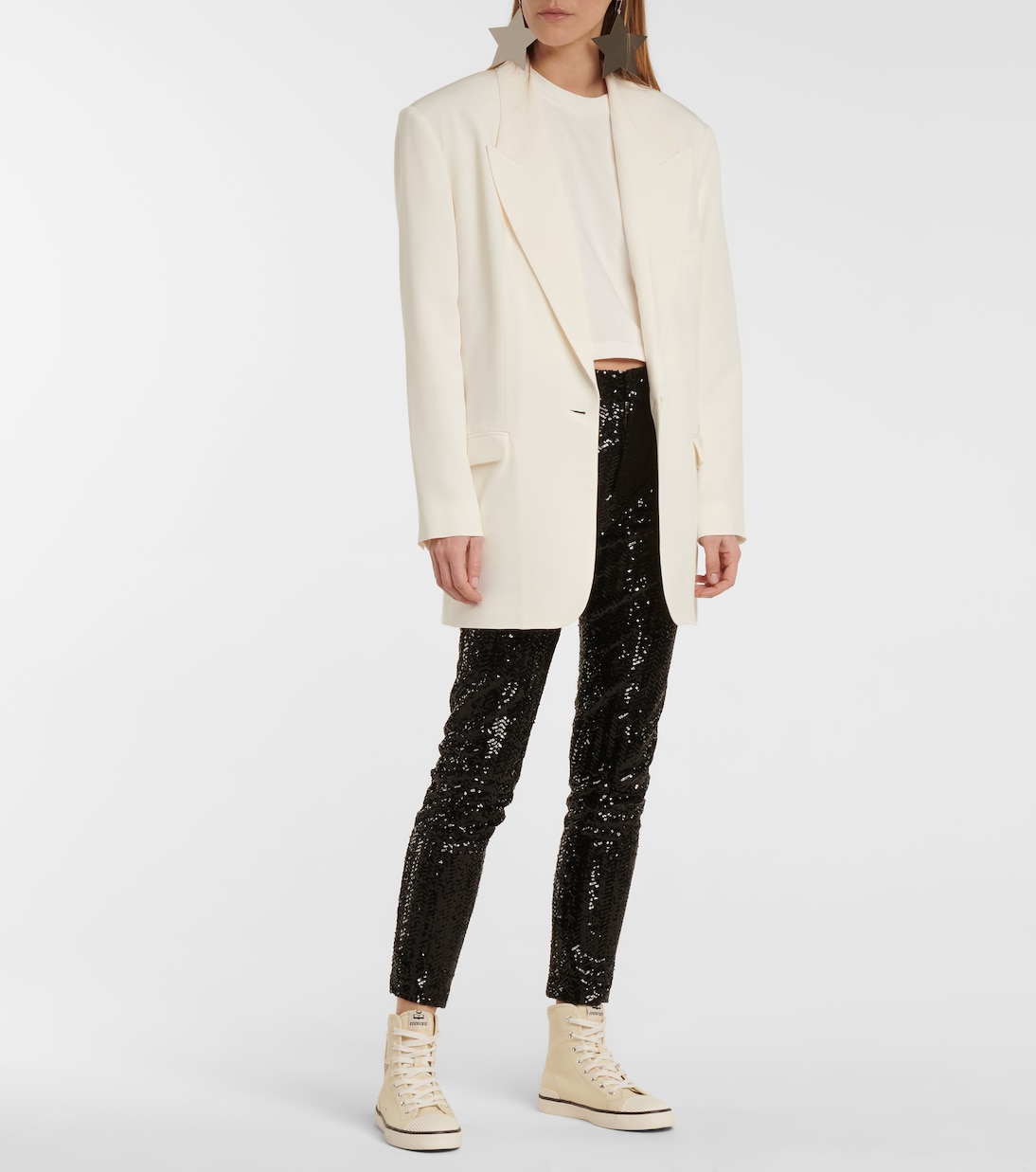 Zapatillas altas Benkeen de lona | Isabel Marant