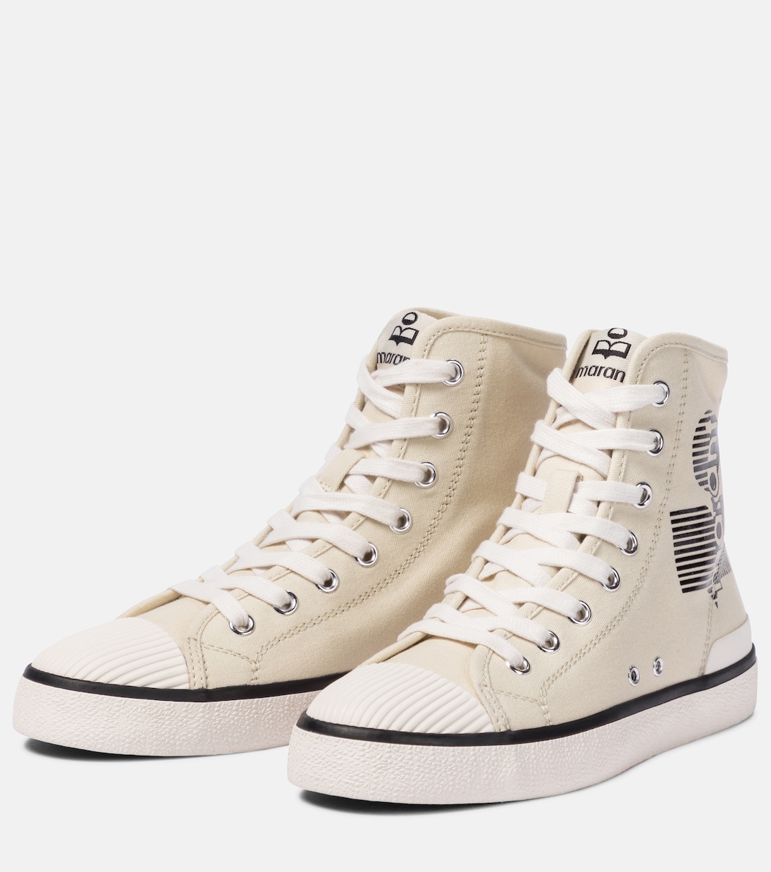 Zapatillas altas Benkeen de lona | Isabel Marant