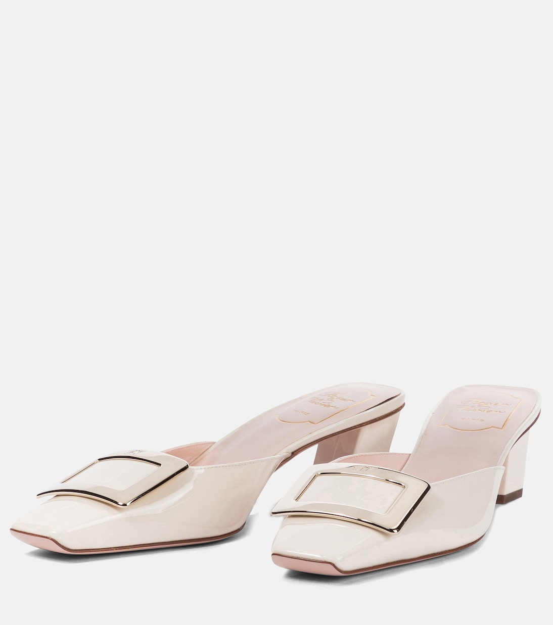 Mules Belle Vivier 45 de charol | Roger Vivier