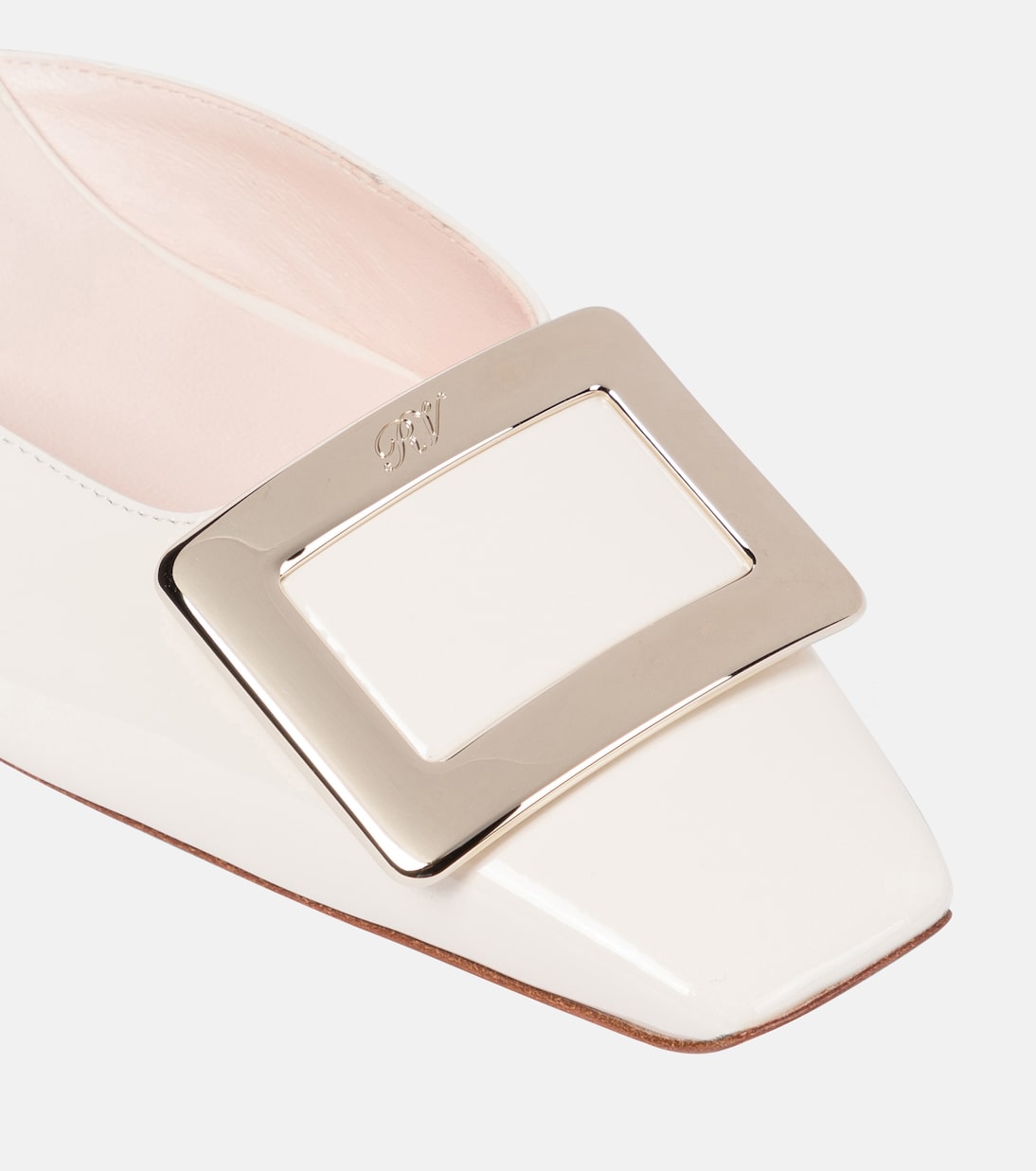 Mules Belle Vivier 45 de charol | Roger Vivier