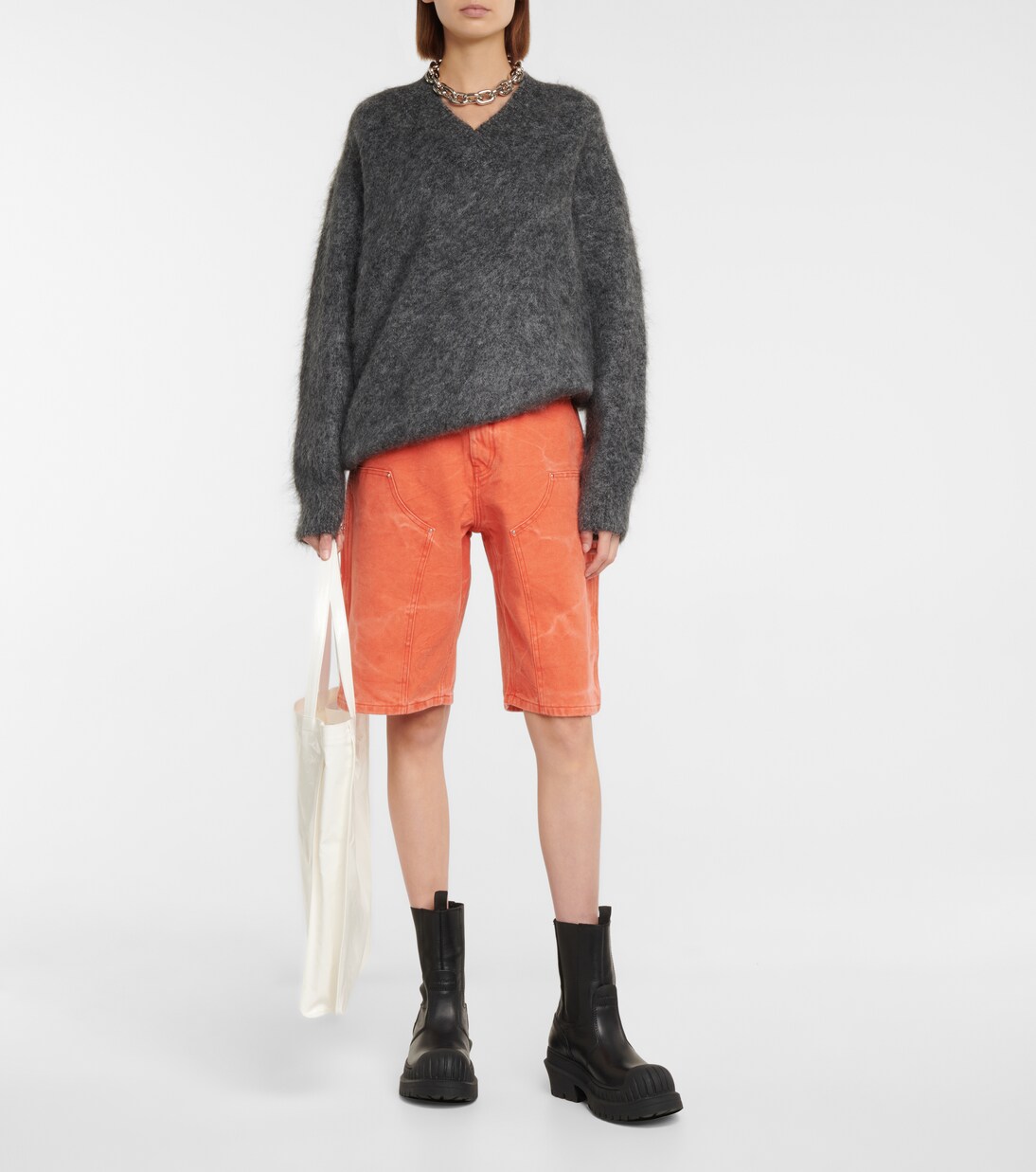Shorts di jeans a vita media | Acne Studios