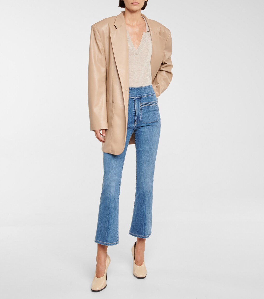 High-Rise Flared Jeans Le Hardy | Frame