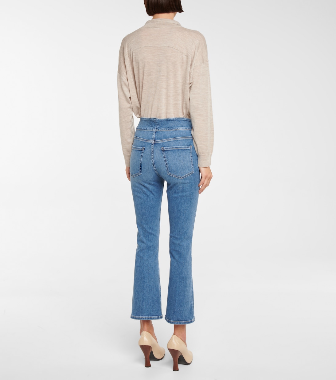 High-Rise Flared Jeans Le Hardy | Frame