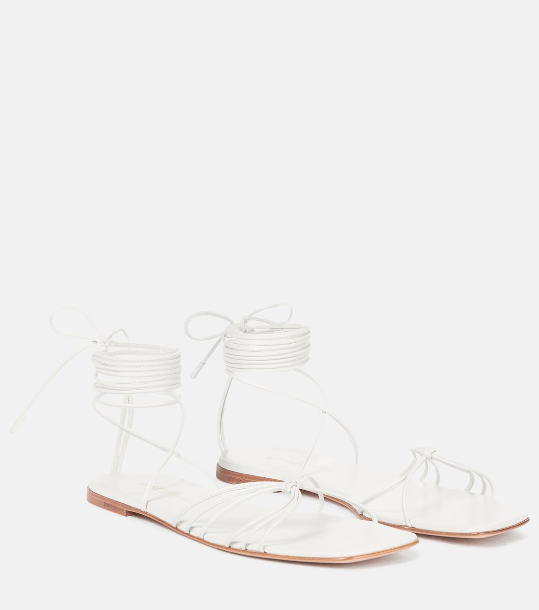 Sandalias de piel acordonadas | Gianvito Rossi