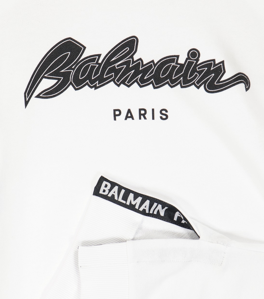 Vestido de algodón con logo | Balmain Kids
