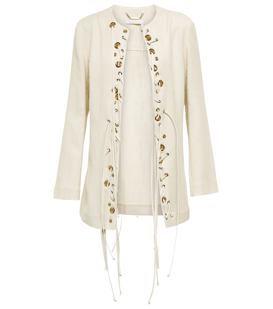 Cardigan in seta, lana e lino | Chloé