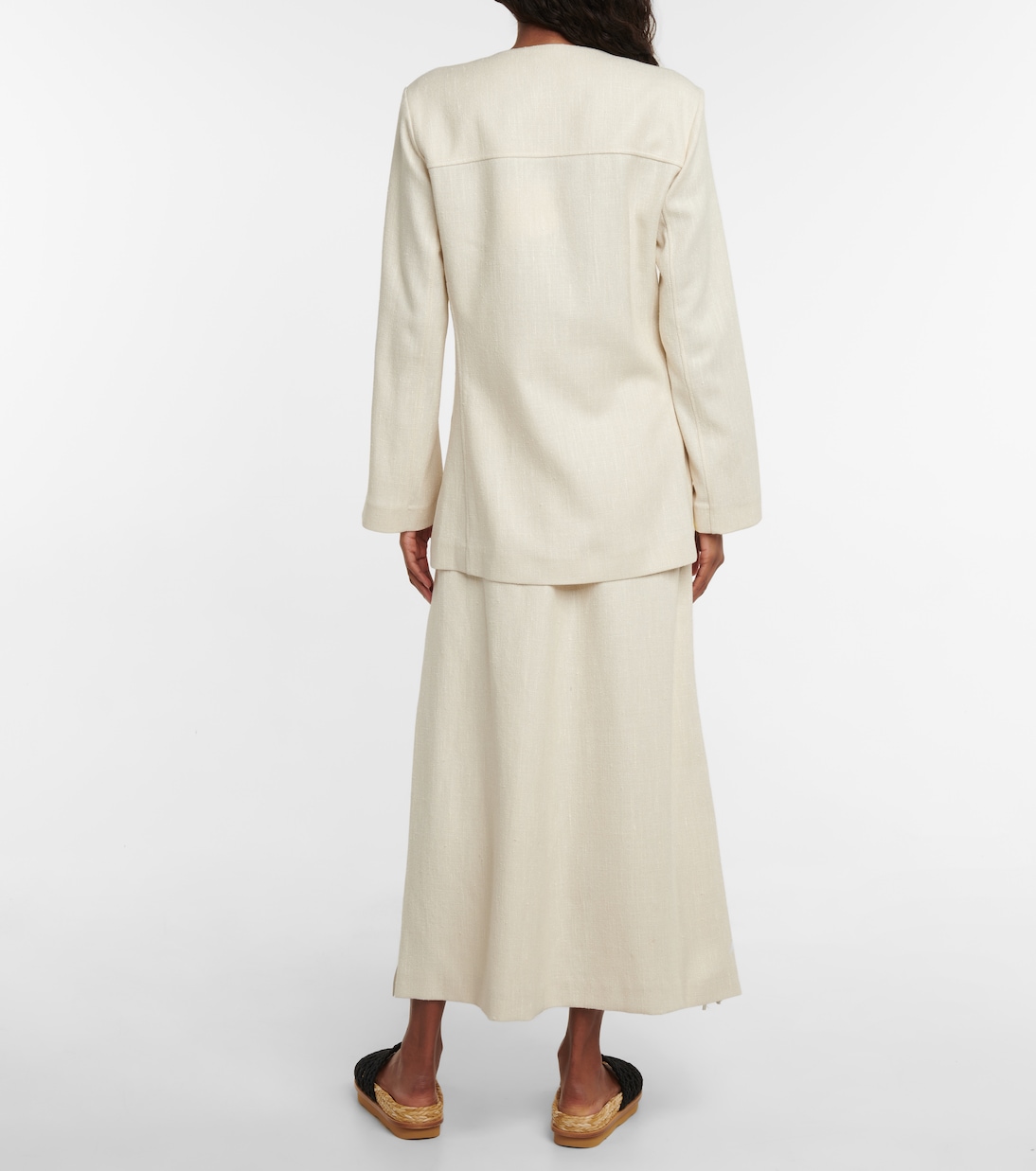 Cardigan in seta, lana e lino | Chloé