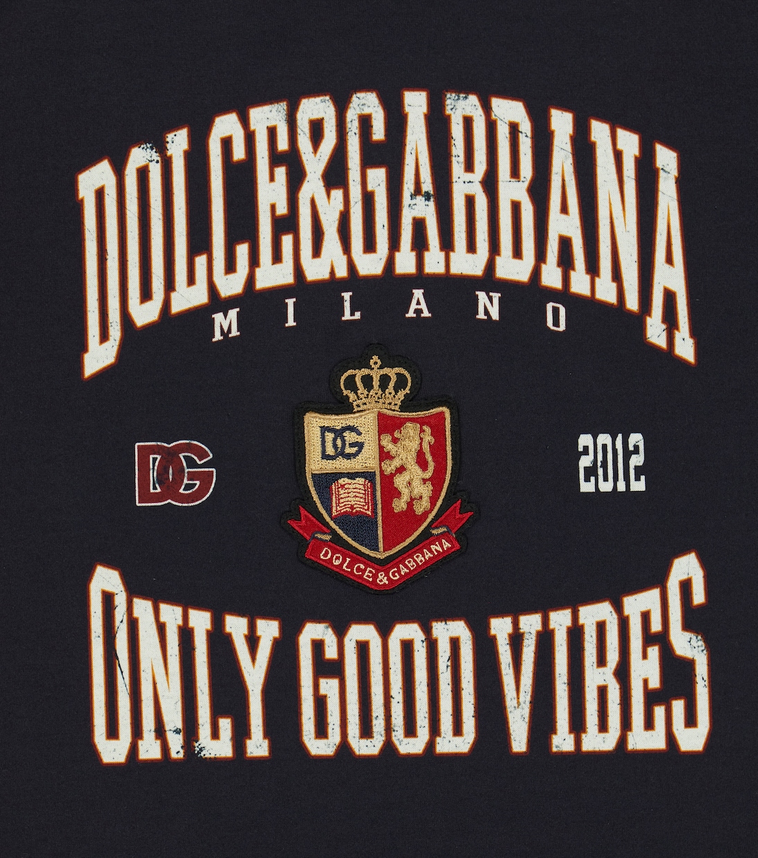T-shirt in jersey di cotone con stampa | Dolce&Gabbana Kids