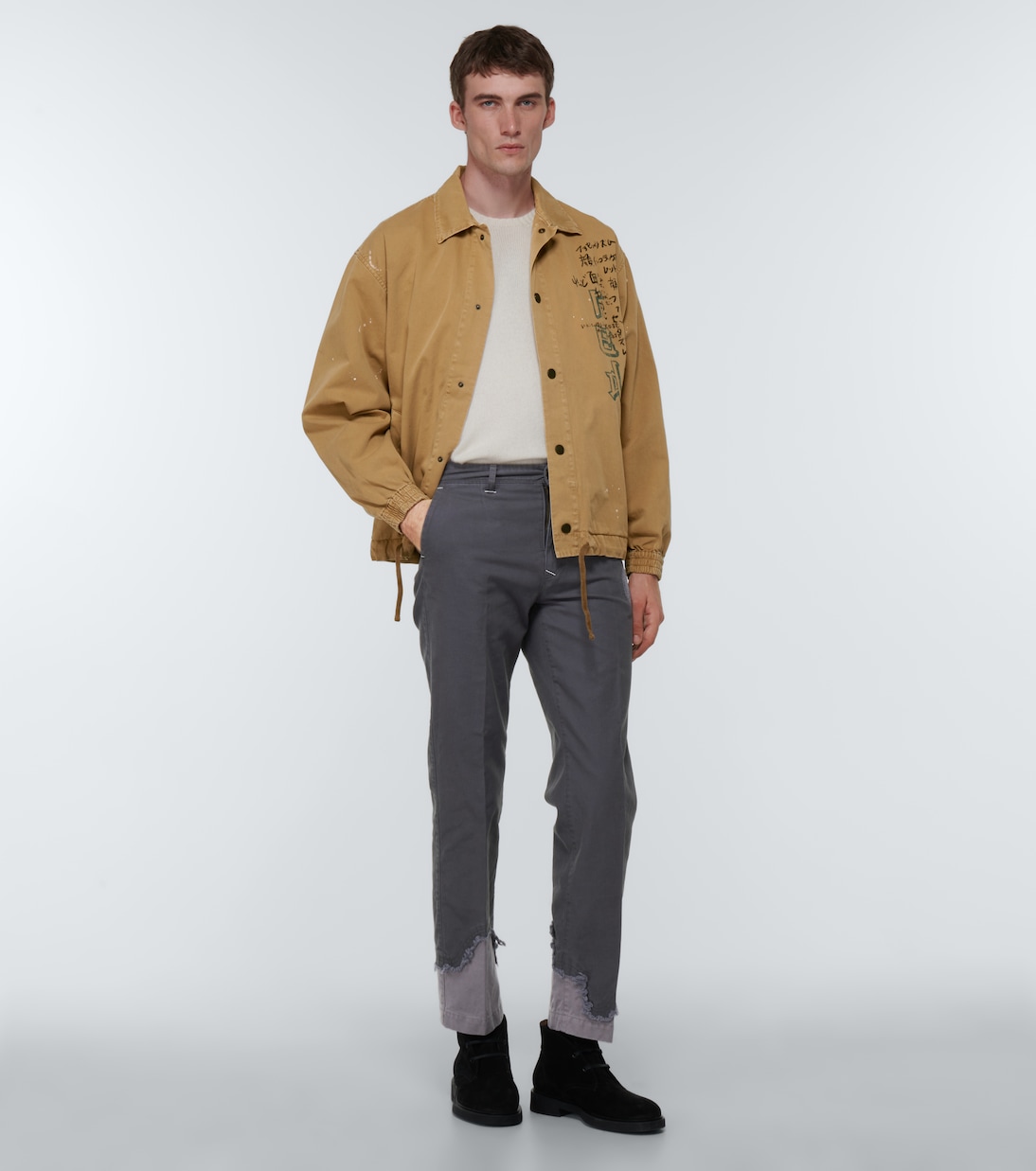 Pantalones chinos rectos de algodón | Incotex x Facetasm
