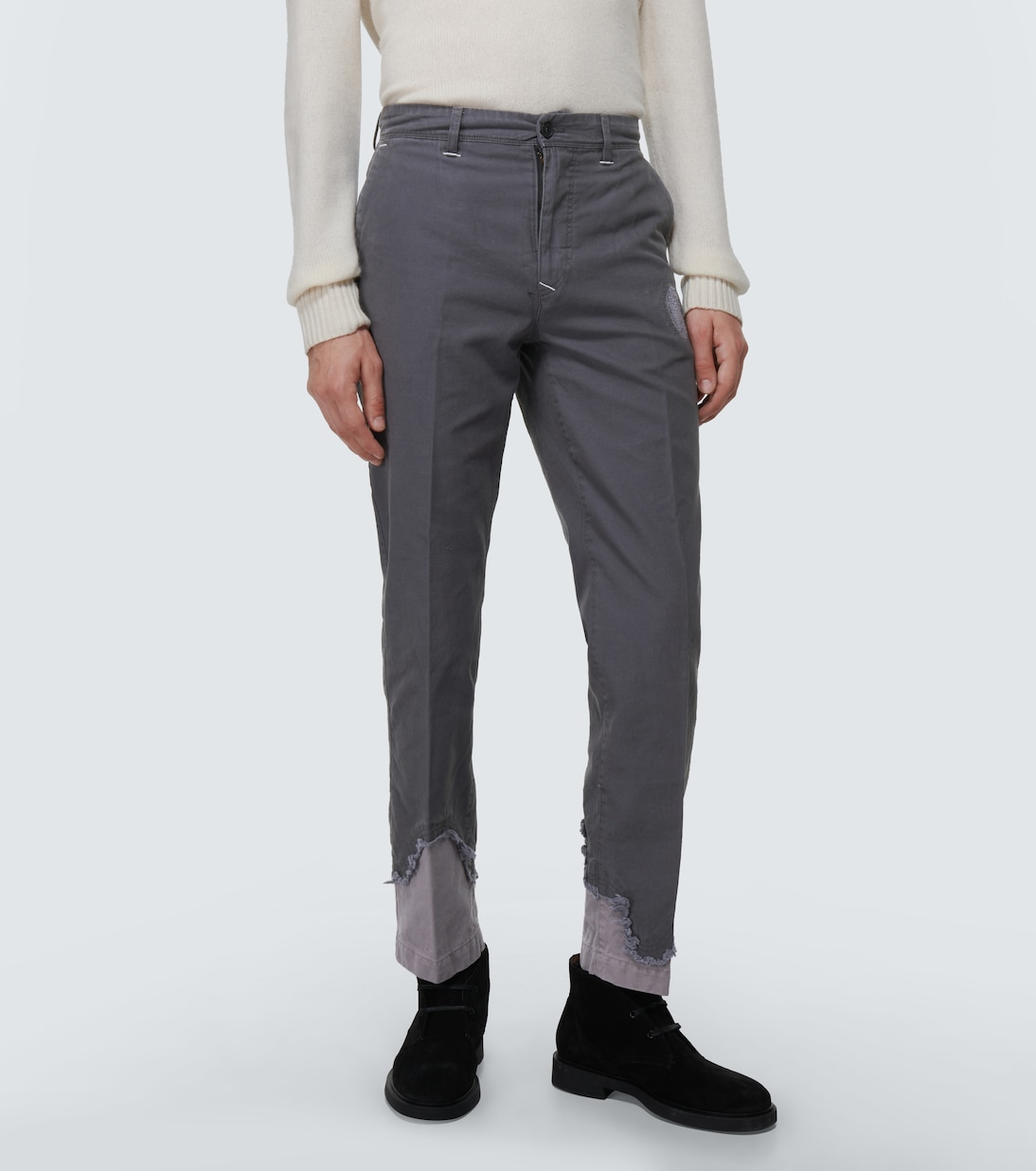 Pantalones chinos rectos de algodón | Incotex x Facetasm