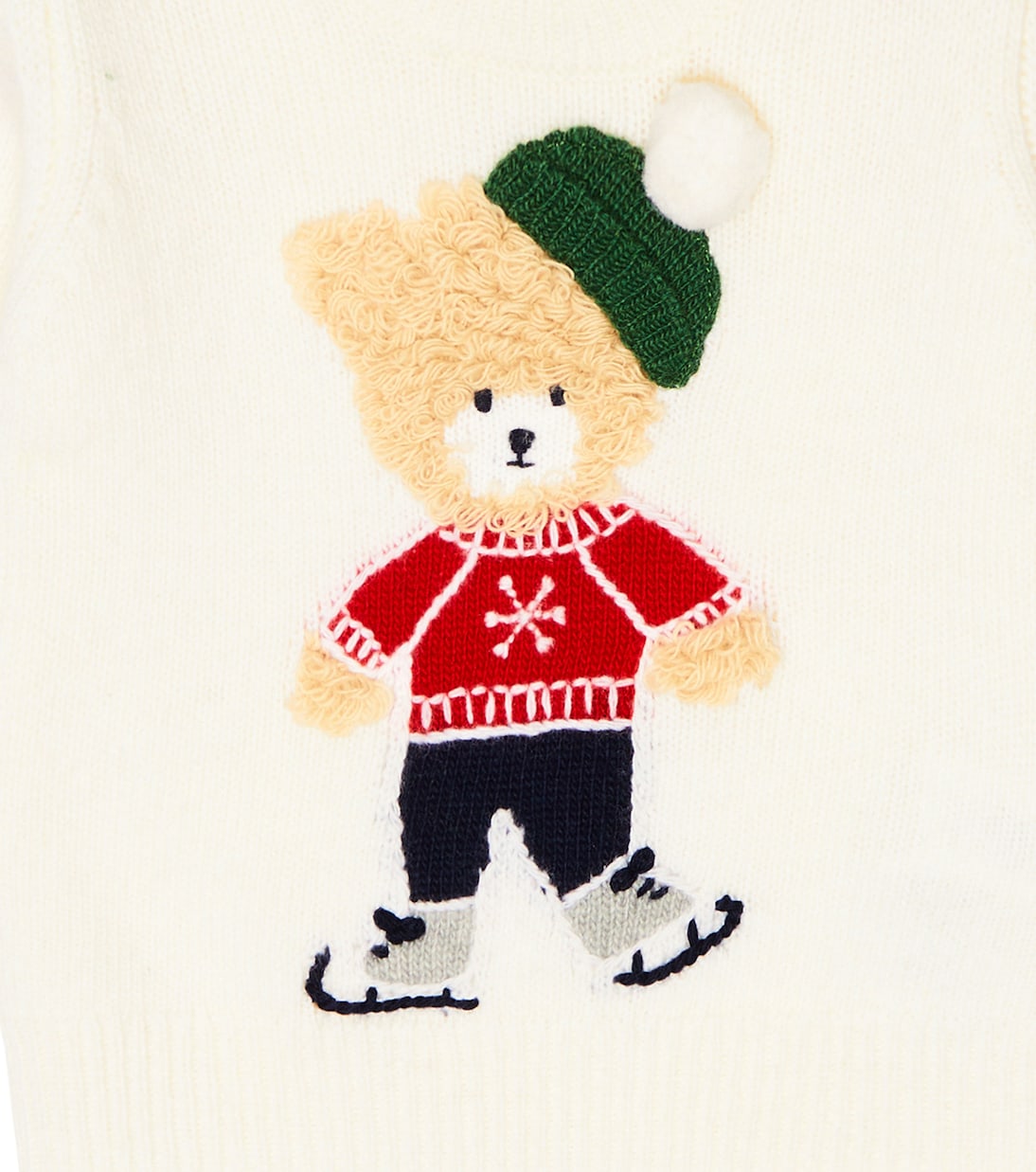 Baby intarsia wool sweater | Il Gufo