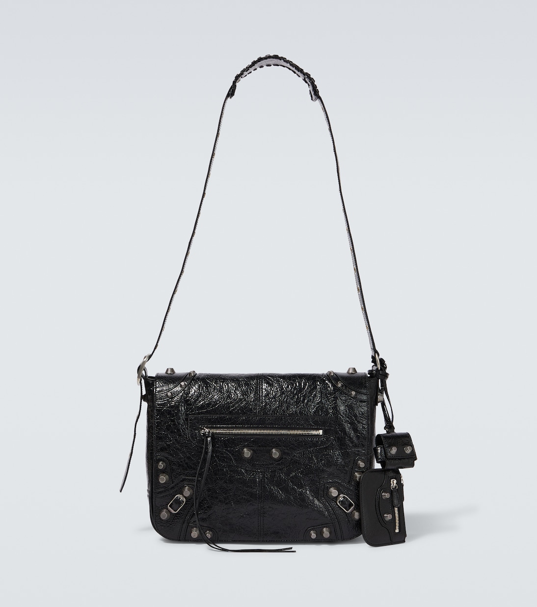 Le Cagole Medium leather shoulder bag in black Balenciaga Mytheresa