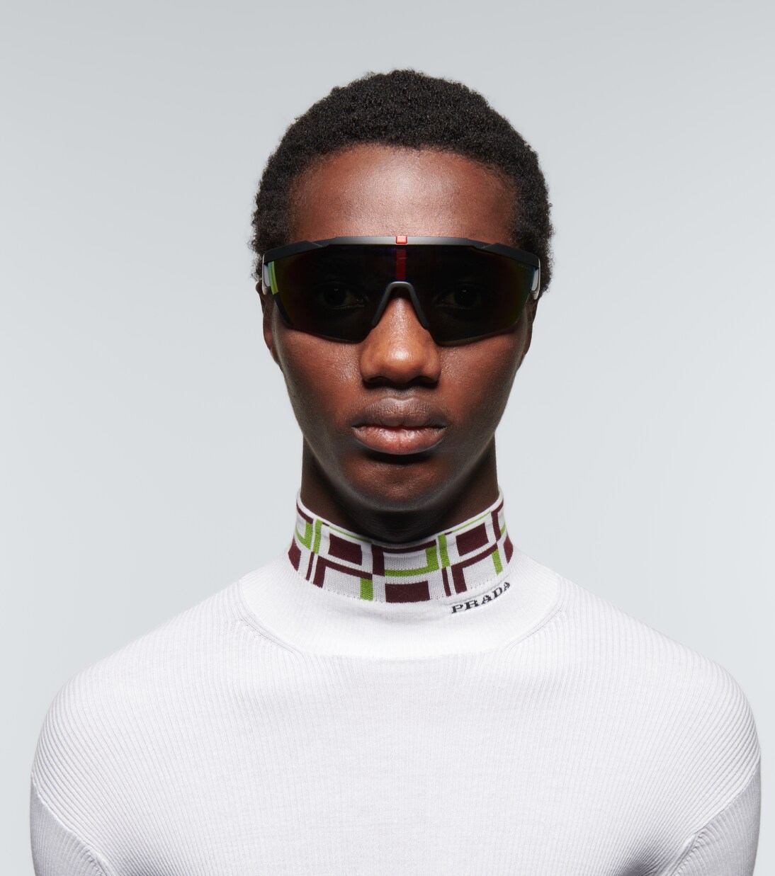 Linea Rossa rectangular sunglasses | Prada
