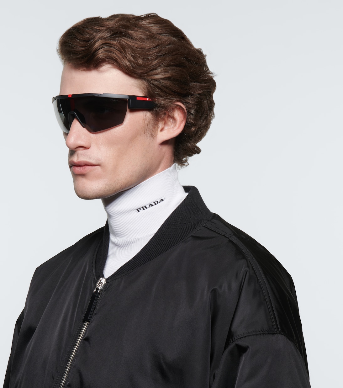 Linea Rossa rectangular sunglasses | Prada