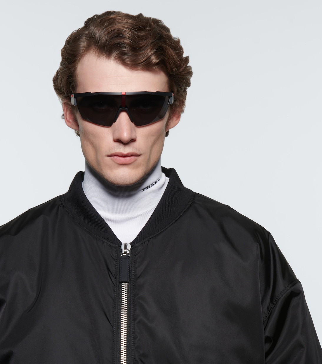 Linea Rossa rectangular sunglasses | Prada