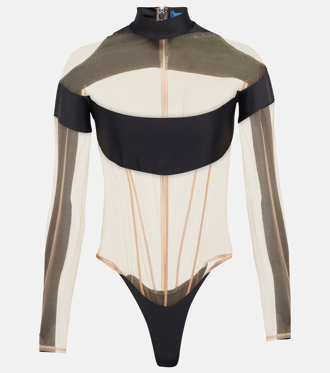 Paneled bodysuit | Mugler