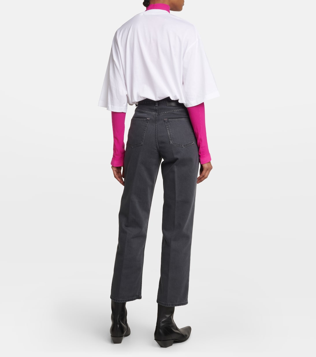 High-Rise Cropped Jeans | Acne Studios