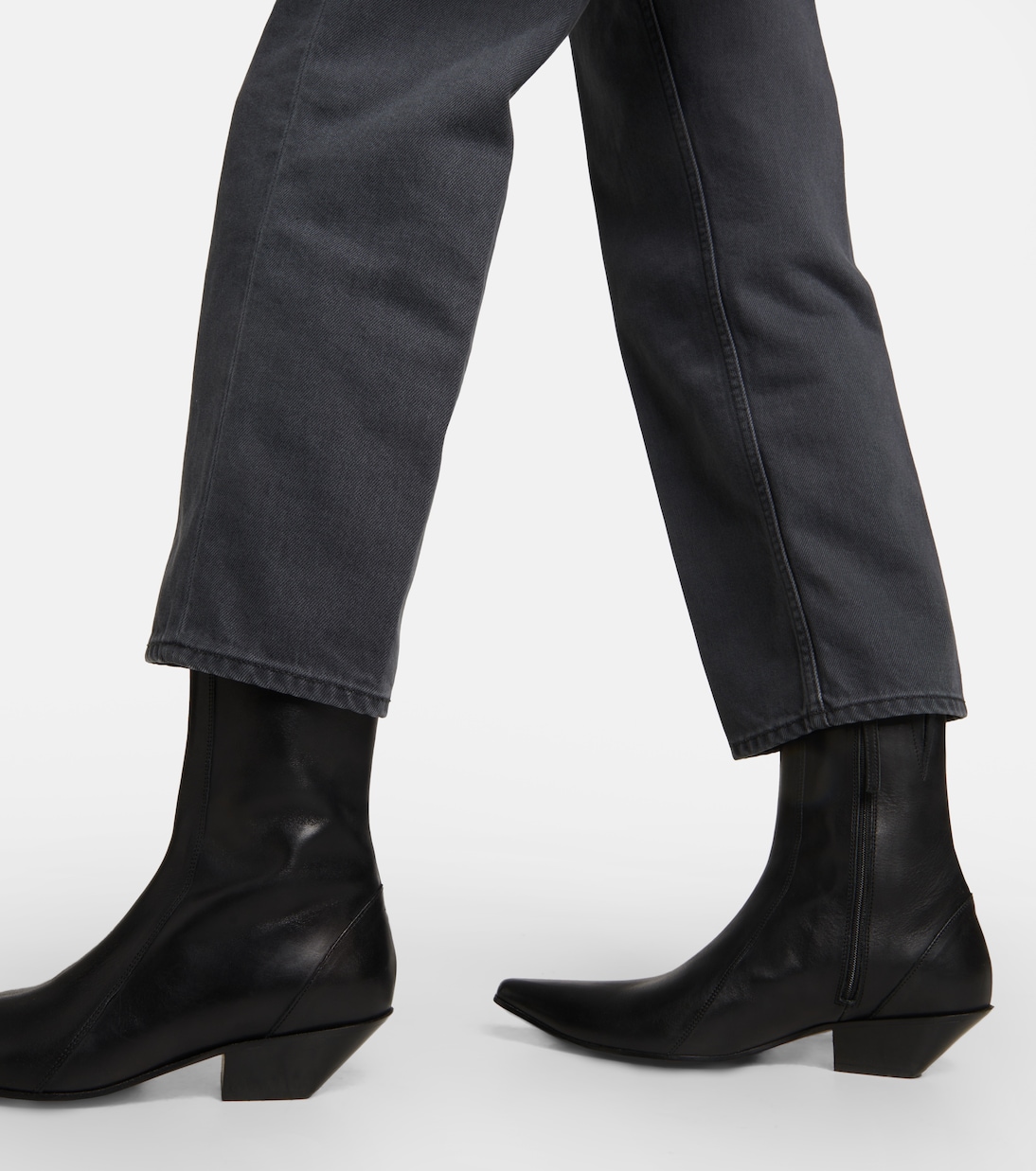High-Rise Cropped Jeans | Acne Studios