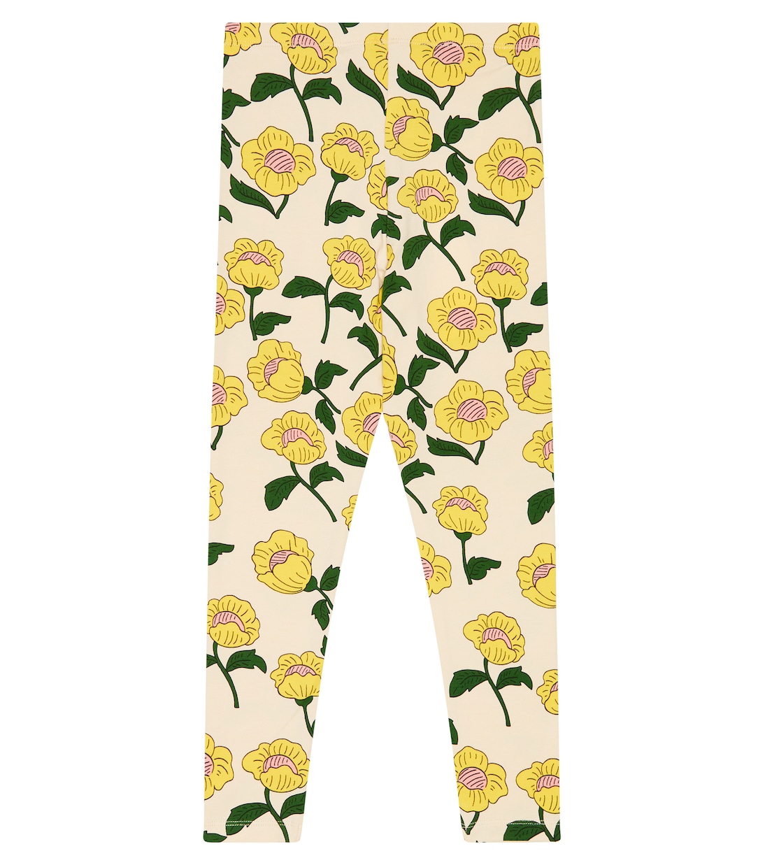 Leggings in cotone con stampa | Mini Rodini