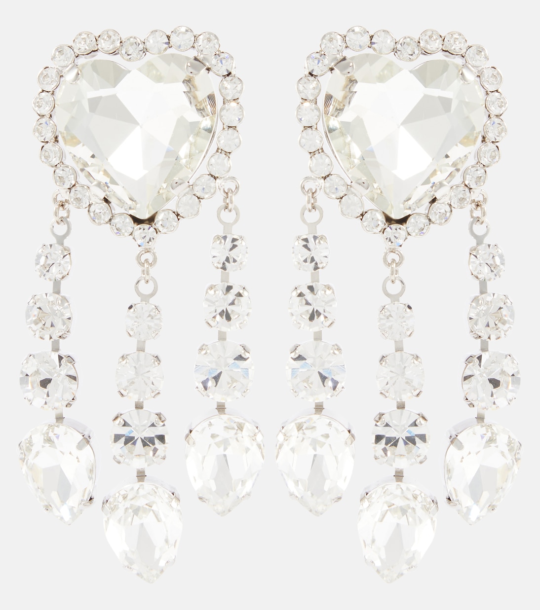 Embellished clip-on earrings | Alessandra Rich