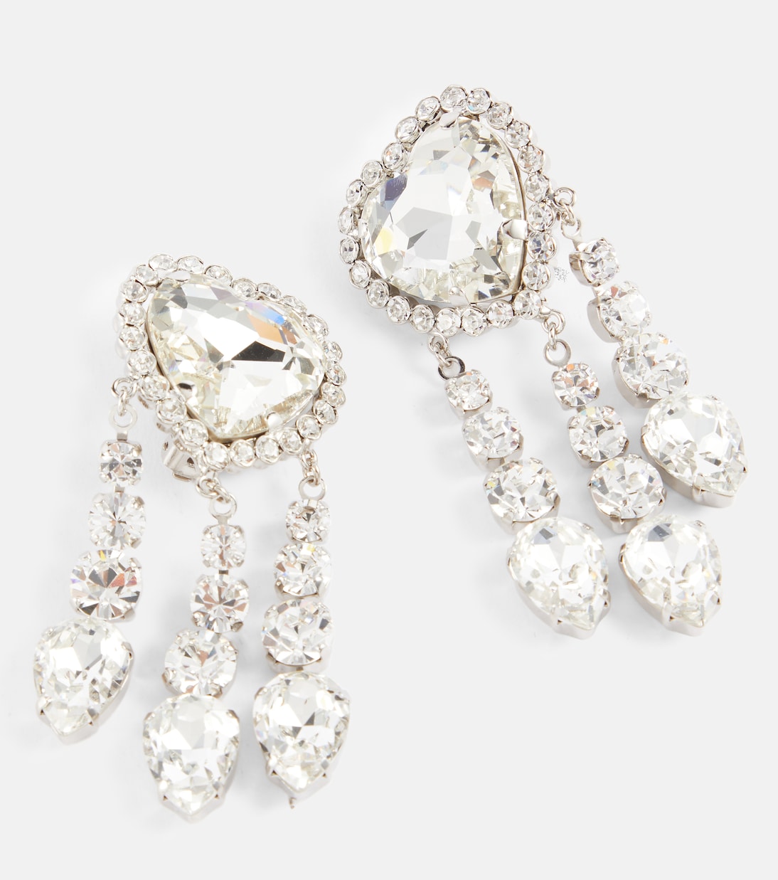 Embellished clip-on earrings | Alessandra Rich