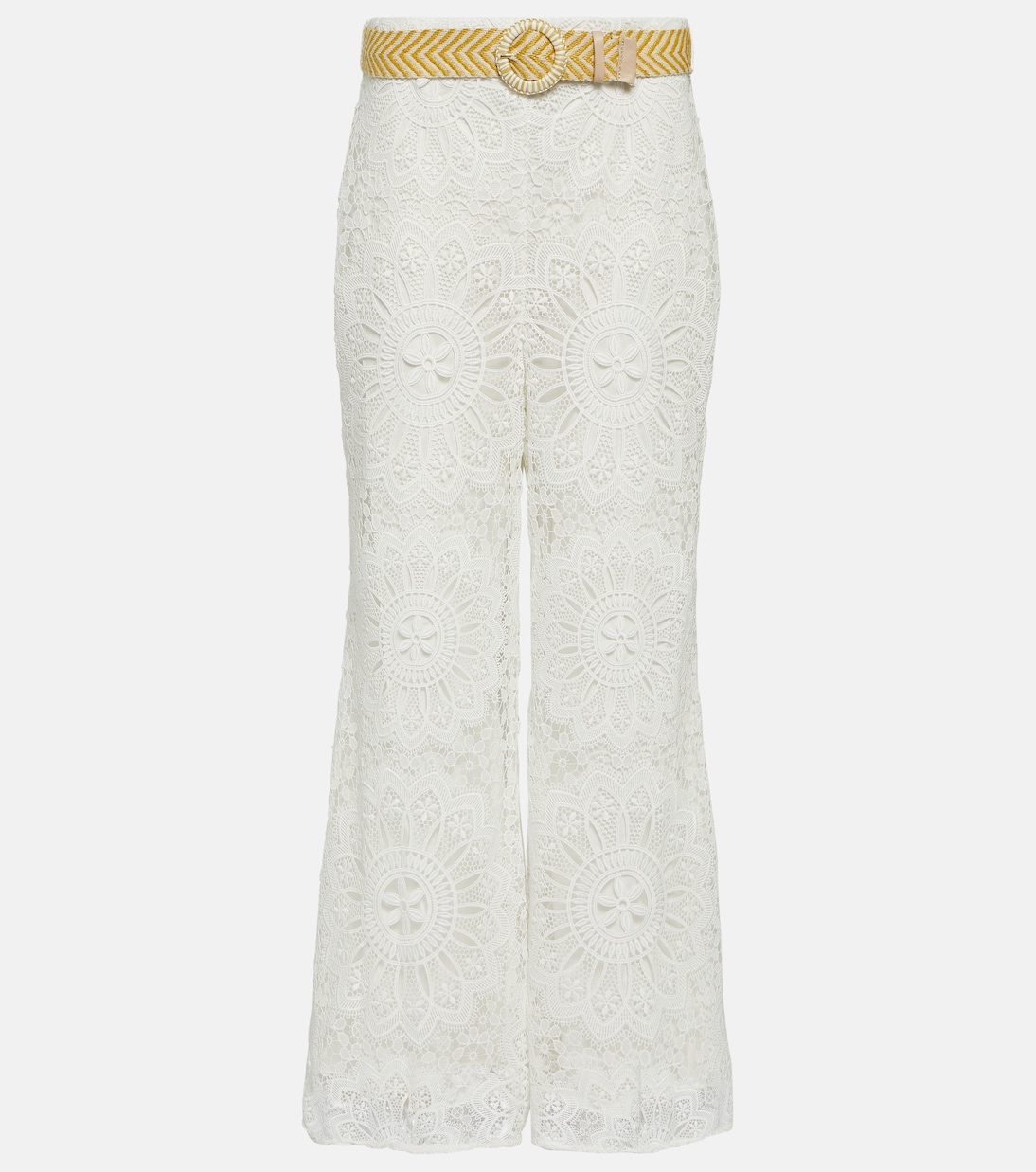 High-Rise-Hose aus Guipure-Spitze | Zimmermann