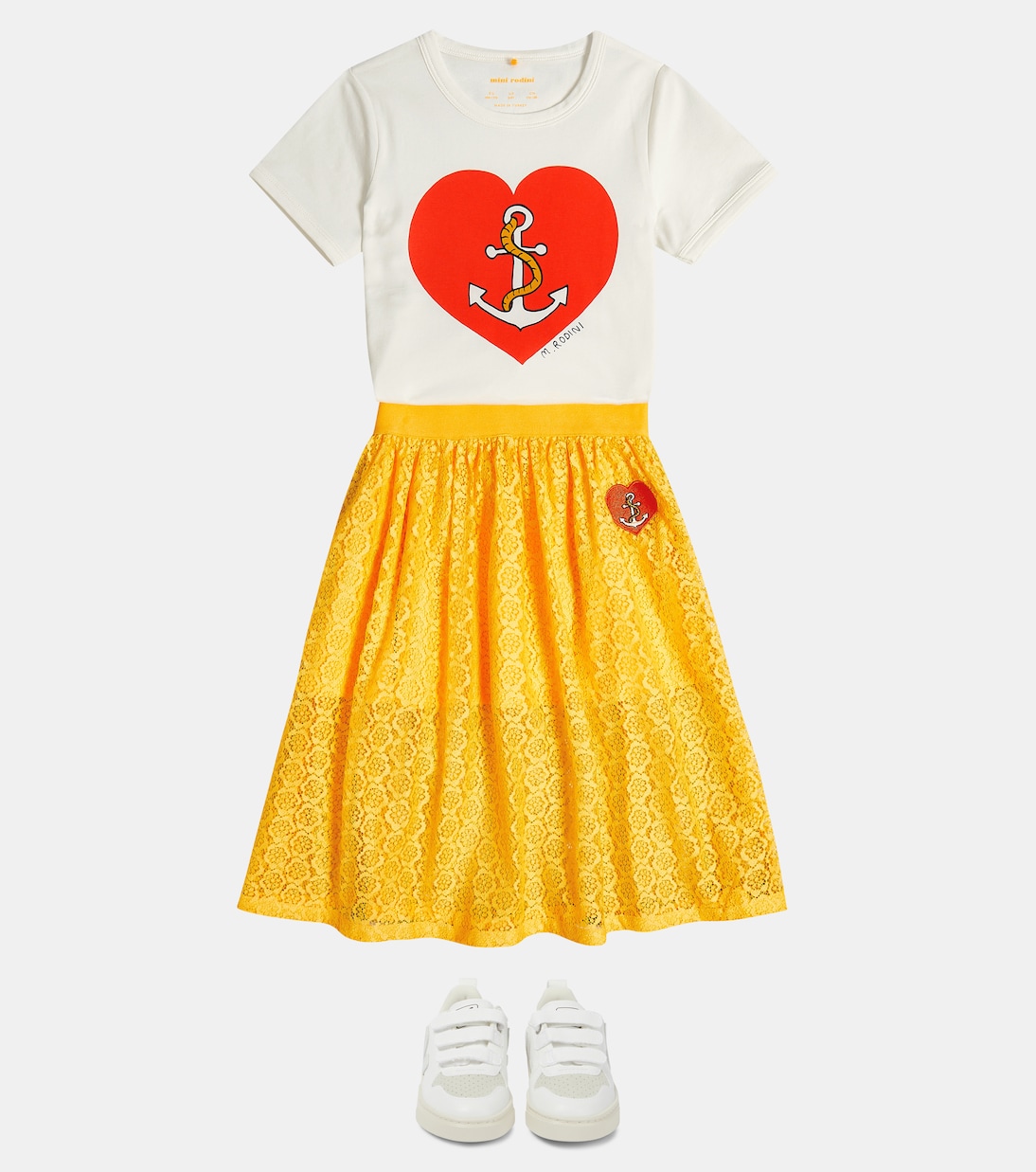 Jupe brodée en dentelle | Mini Rodini