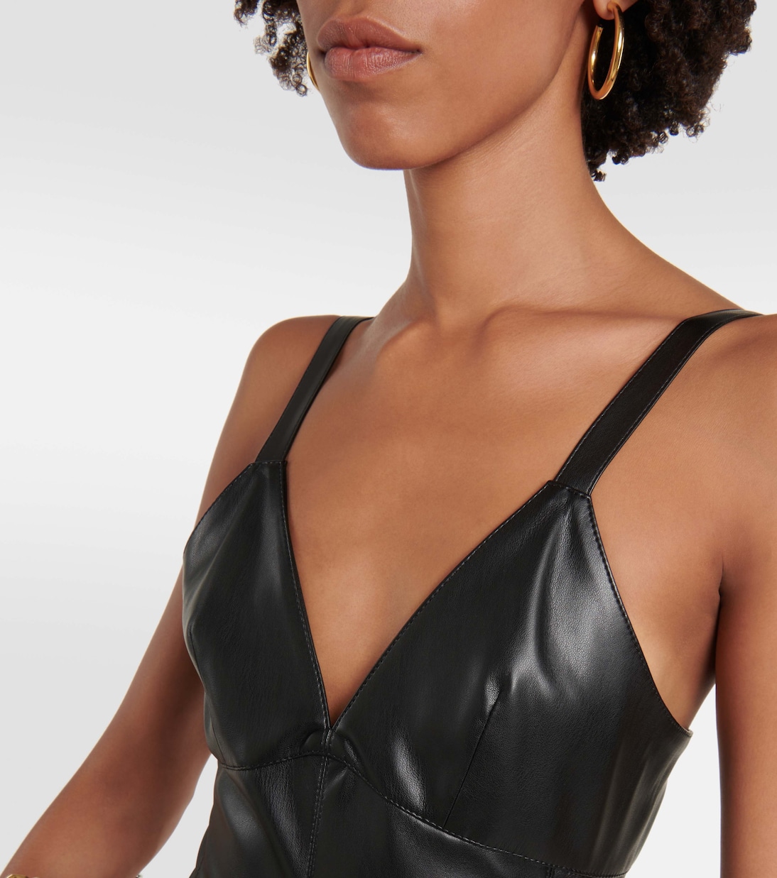 Robe en cuir synthétique | Stella McCartney