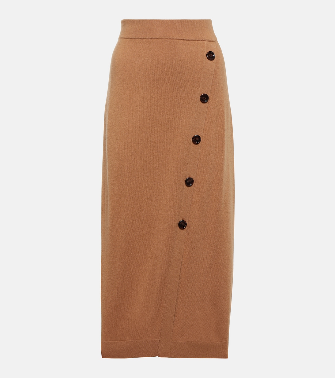 Cashmere and wool midi skirt | Jardin des Orangers