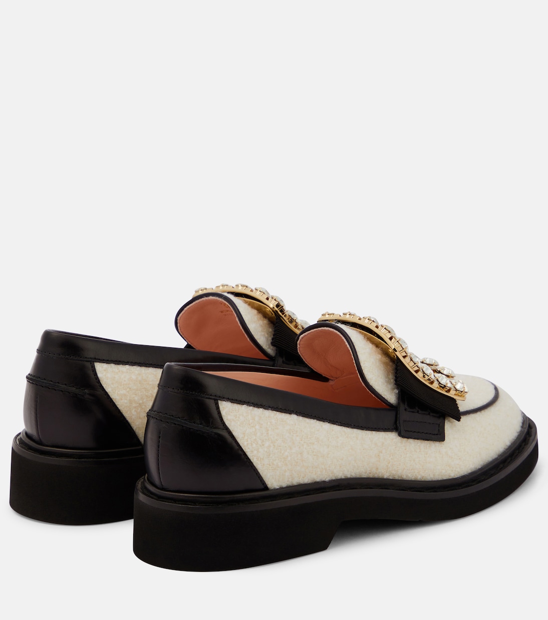 Mocassini Viv' Rangers in bouclé di lana | Roger Vivier