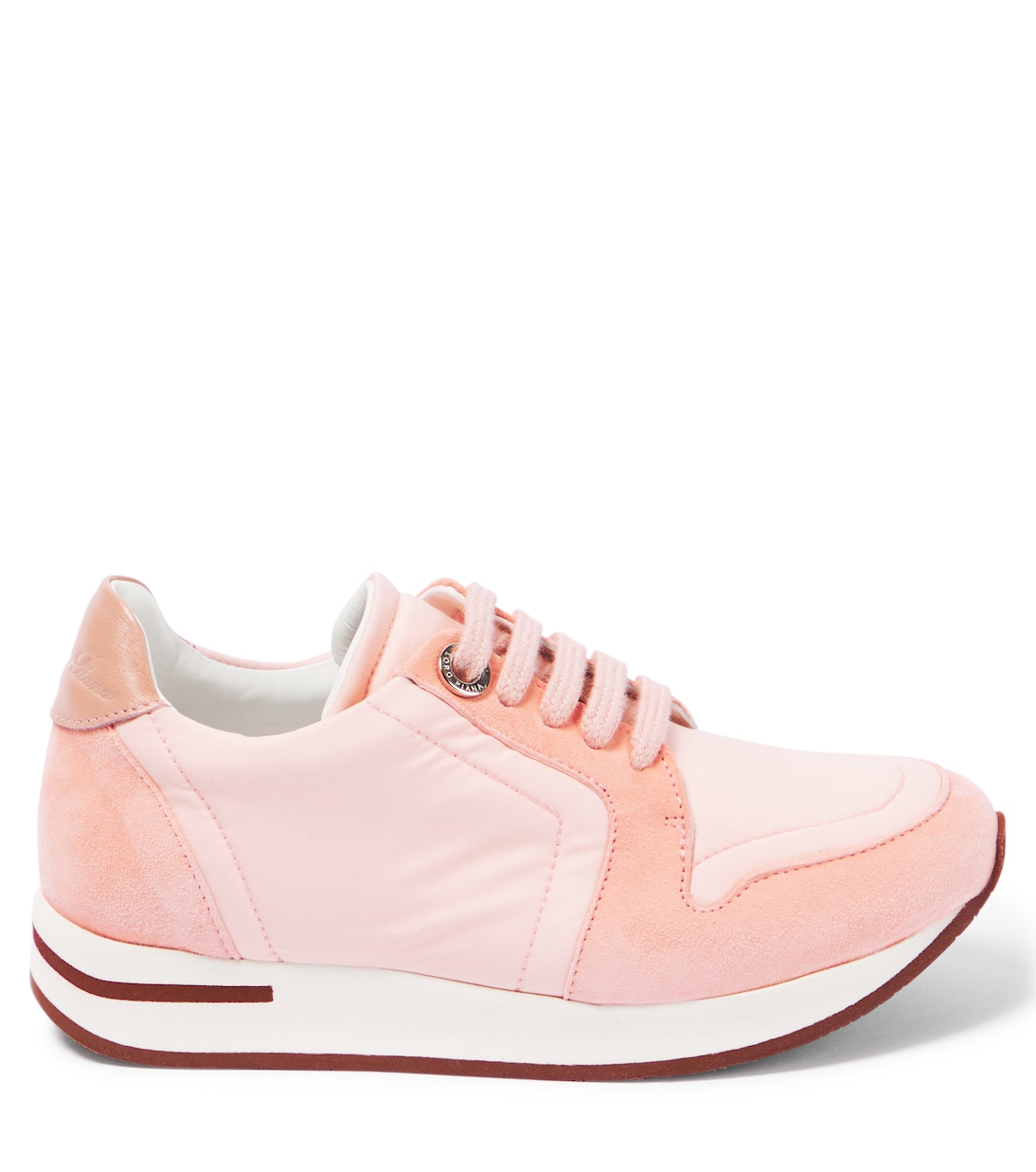 My Wind suede-trimmed sneakers | Loro Piana Kids
