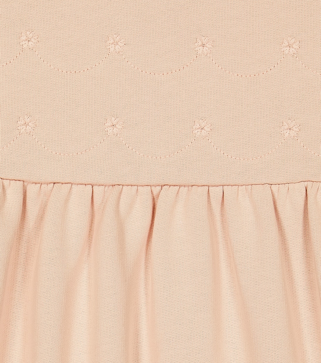 Vestido de algodón con volantes | Chloé Kids
