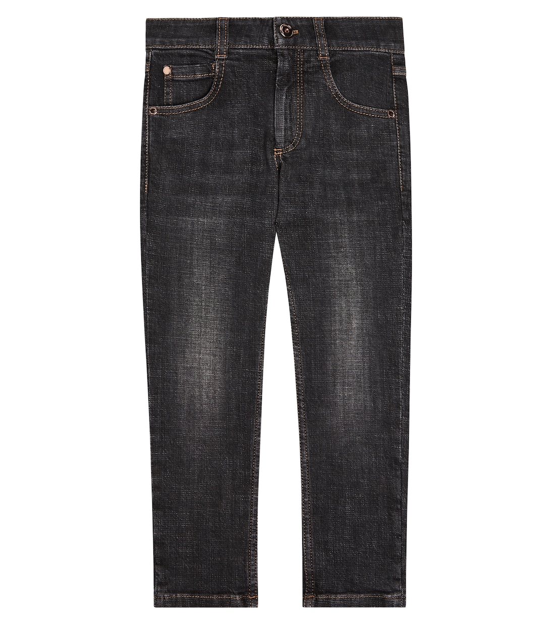 Jeans slim in cotone | Brunello Cucinelli Kids