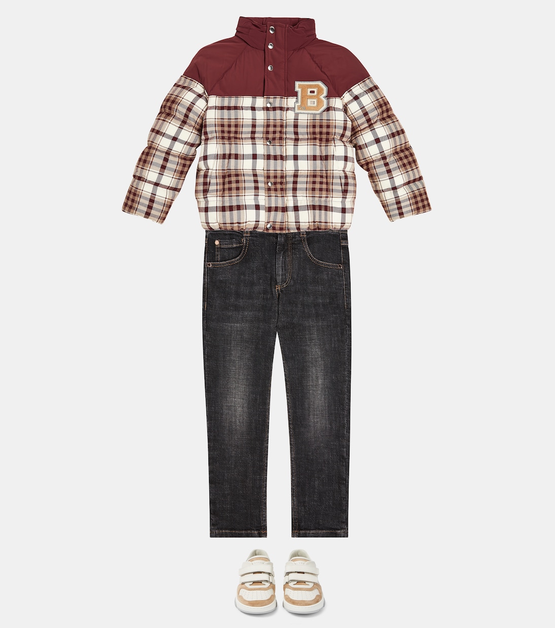 Jeans slim in cotone | Brunello Cucinelli Kids