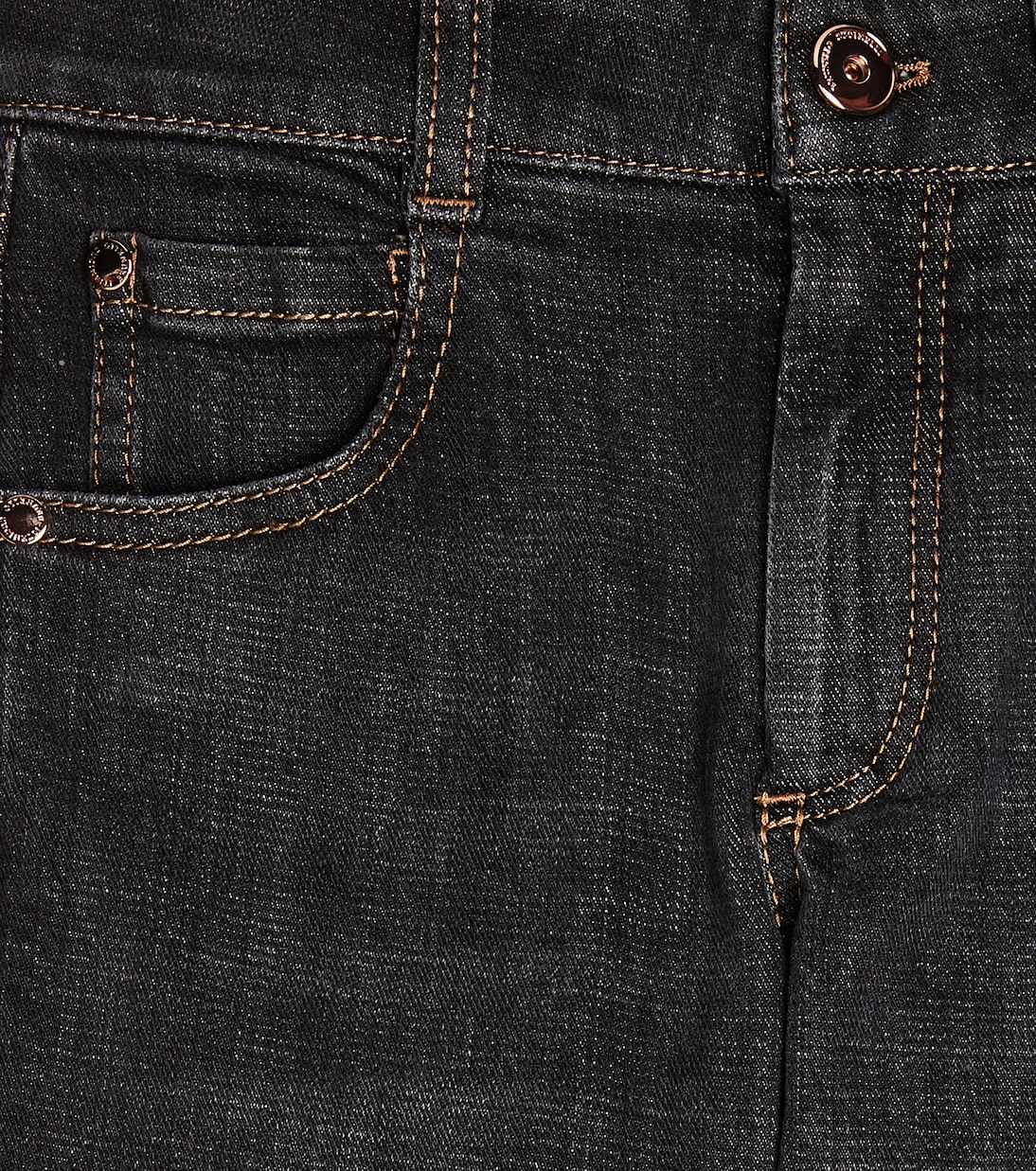 Jeans slim in cotone | Brunello Cucinelli Kids