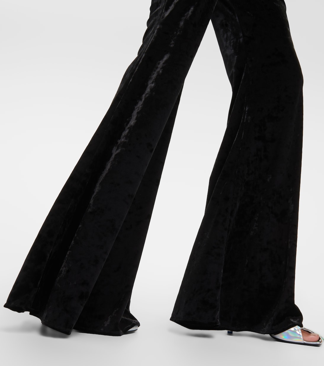 Mono flared de terciopelo | Alexandre Vauthier