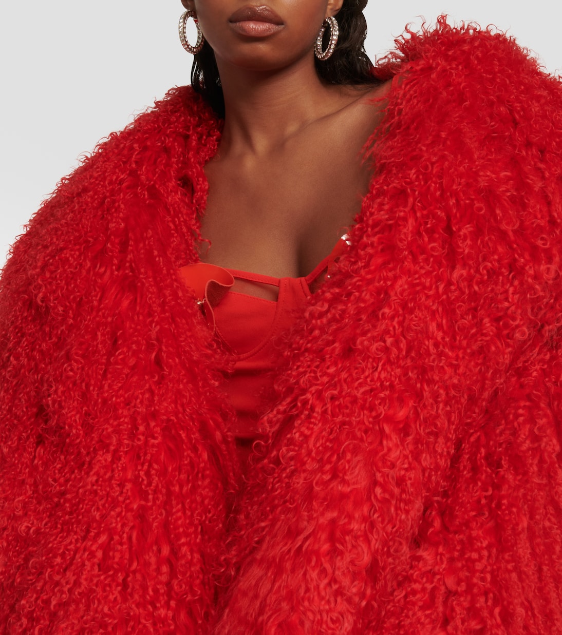 Shearling jacket | David Koma