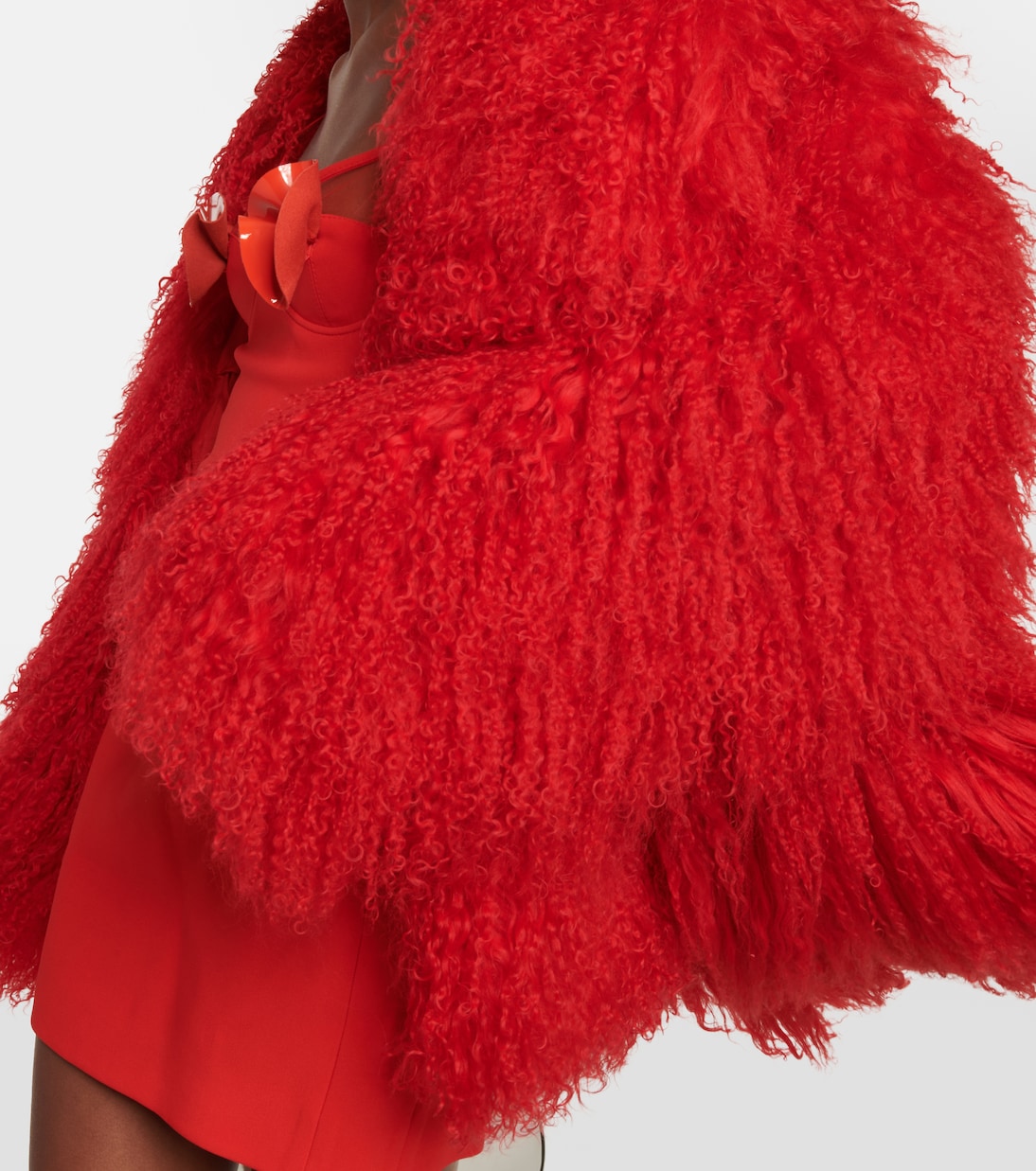 Shearling jacket | David Koma